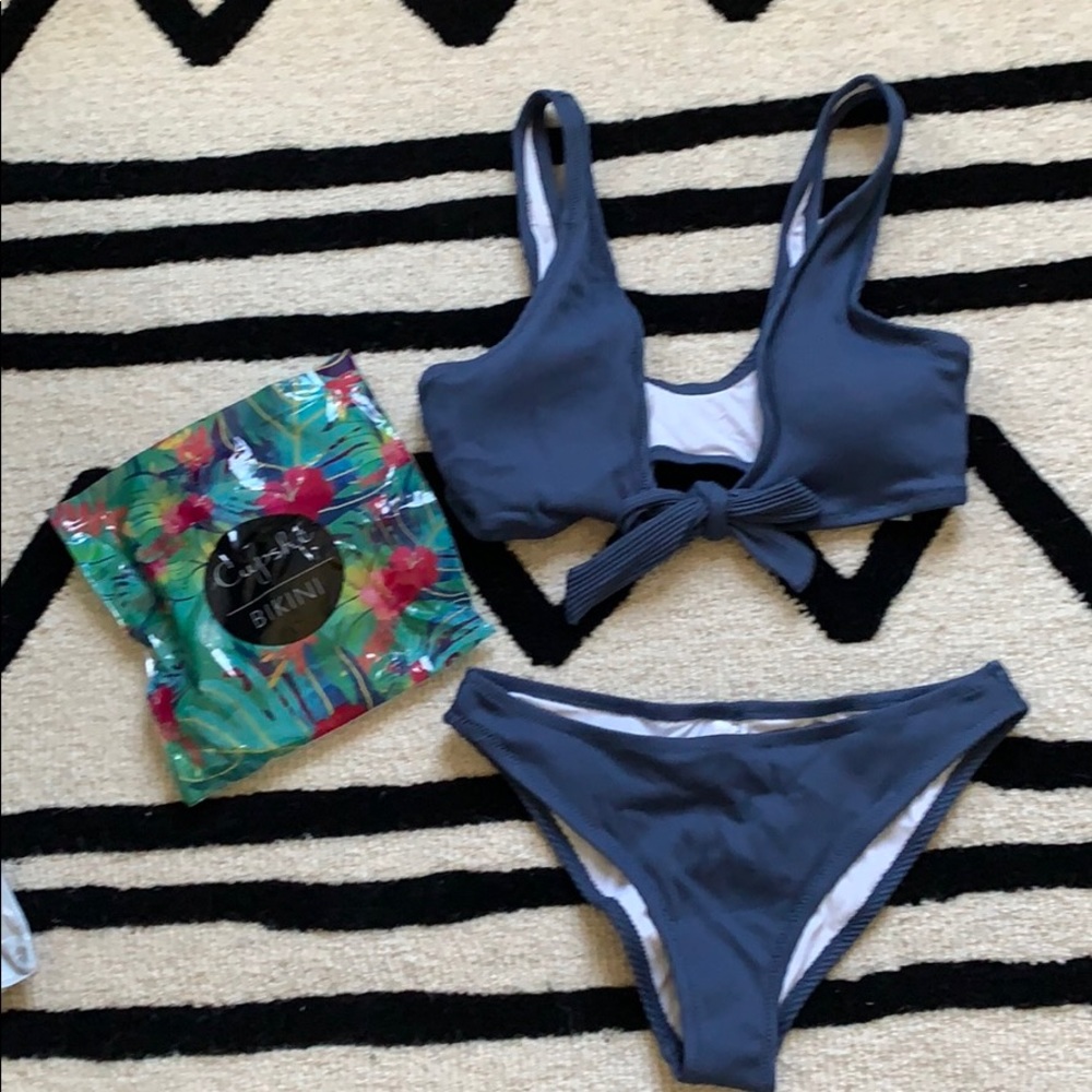 Blue cupshe bikini